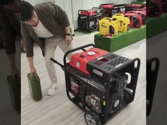 Gerador diesel do quadro aberto