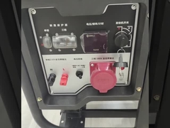 Gerador diesel do quadro aberto